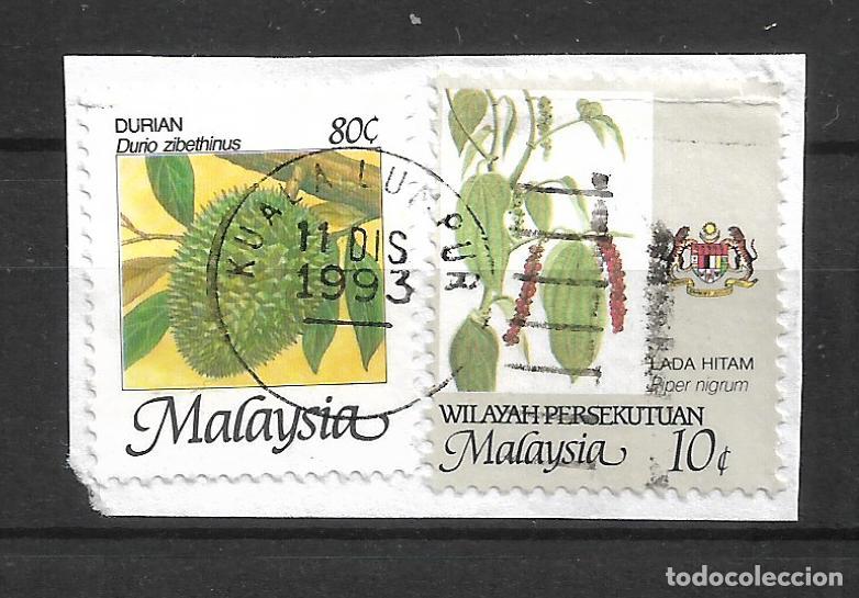 Sellos: MALASIA sellado 1993 kuala lanpur usado flora- 10/4