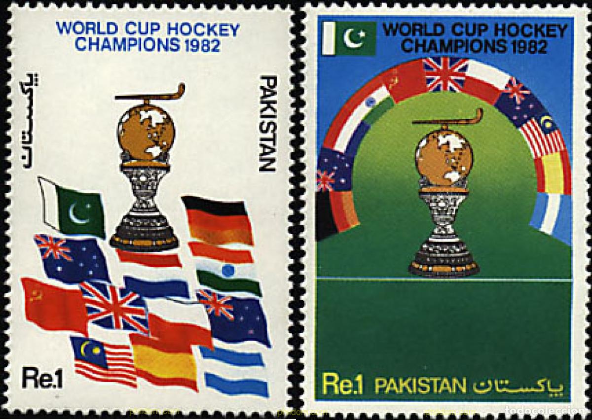 Sellos: 27391 MNH PAKISTAN 1982 COPA DEL MUNDO DE HOCKEY SOBRE HIERBA. Victoria
