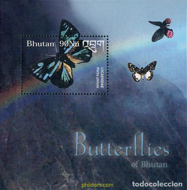 Sellos: 138690 MNH BHUTAN 2003 MARIPOSAS