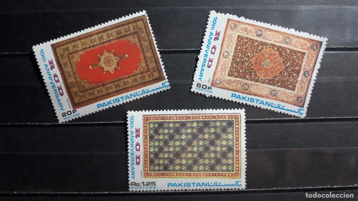 Sellos: PAKIST&Aacute;N. A&Ntilde;O 1974. **. YVERT 370/2