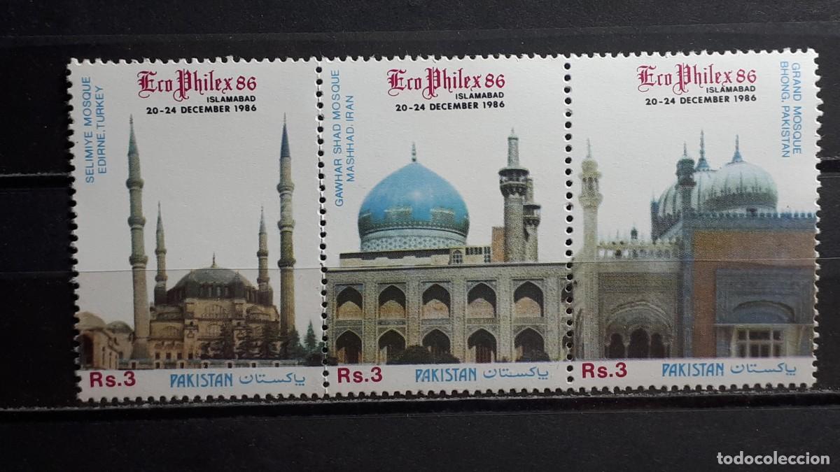 Sellos: PAKIST&Aacute;N. A&Ntilde;O 1986. **. YVERT 665/7