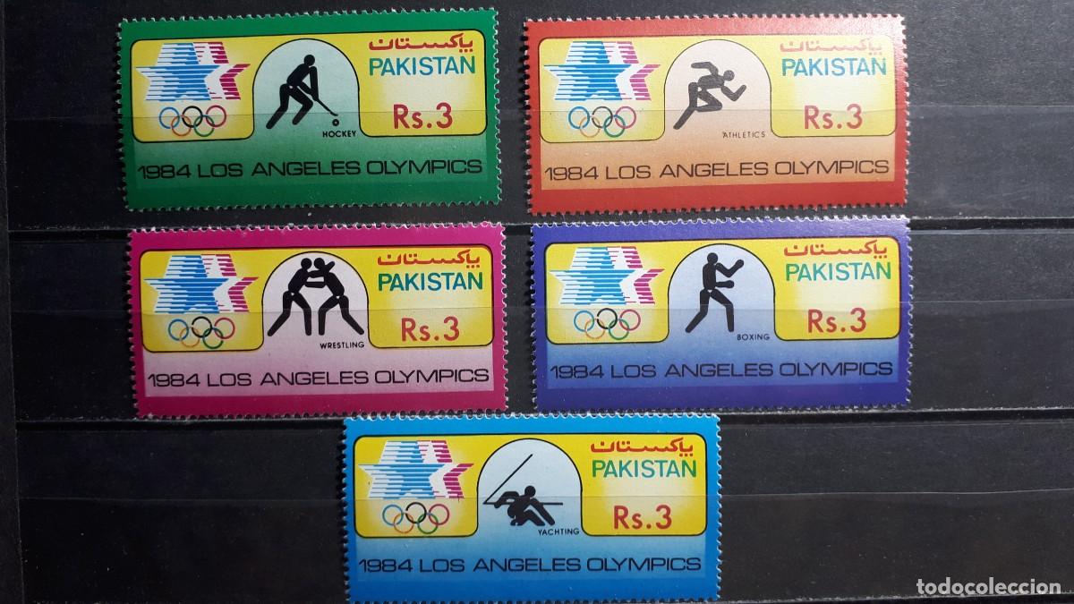 Sellos: PAKIST&Aacute;N. A&Ntilde;O 1984. **. YVERT 609/13