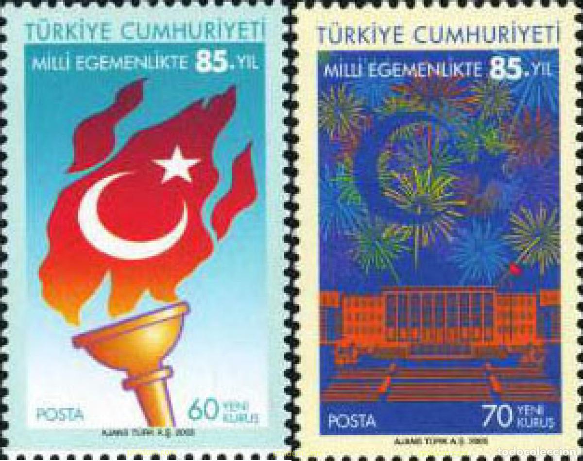 Sellos: 188812 MNH TURQUIA 2005 85 ANIVERSARIO DE LA SOBERANIA NACIONAL