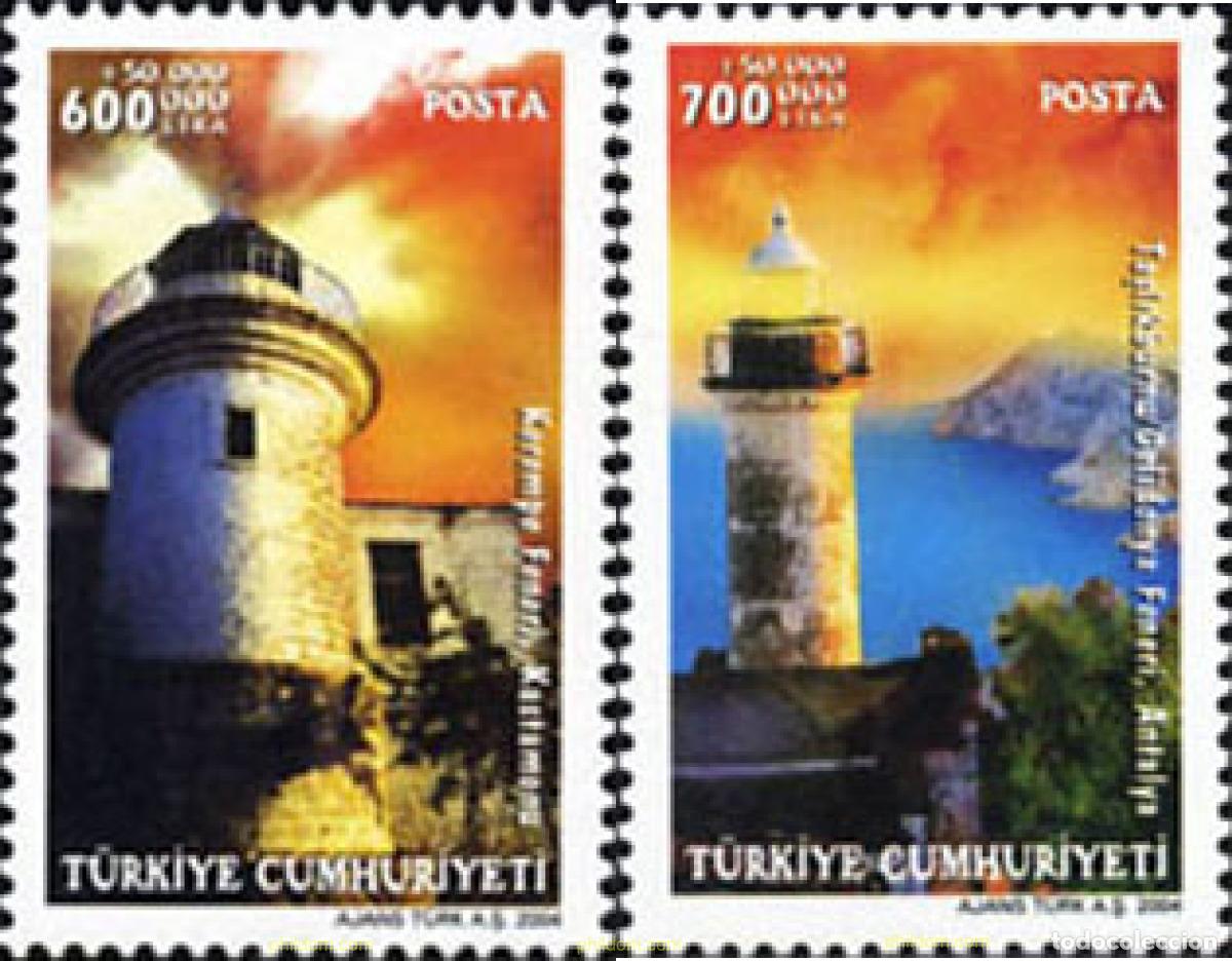 Sellos: 153591 MNH TURQUIA 2004 FAROS