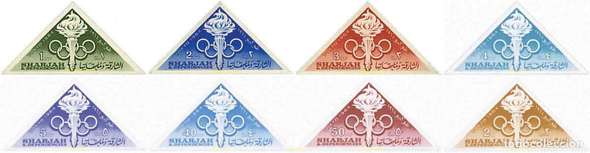Sellos: 80621 MNH SHARJAH 1964 18 JUEGOS OLIMPICOS VERANO TOKIO 1964
