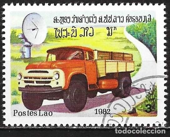Sellos: Laos 1982 - Mi 590 - YT 441 - Cami&oacute;n