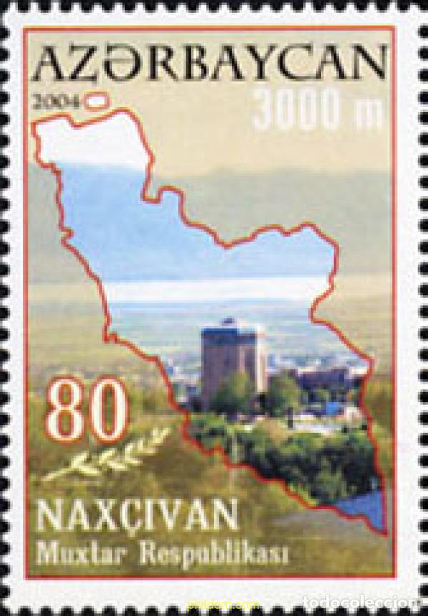 Sellos: 170087 MNH AZERBAIYAN 2004 80 ANIVERSARIO DE LA REPUBLICA DE NAKTHICHEVAN