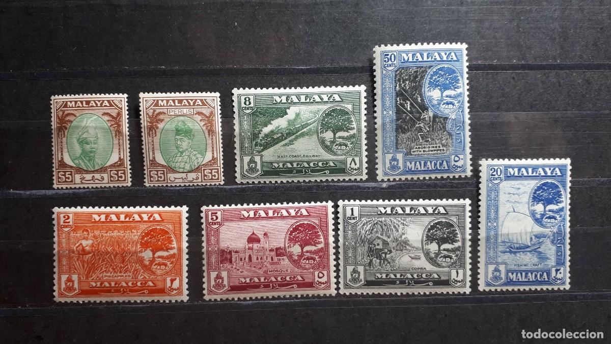 Sellos: MALASIA. A&Ntilde;O 1940-50. **. A CATALOGAR