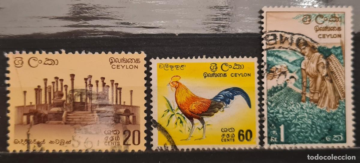 Sellos: Serie completa de sellos usados de Sri Lanka 1964