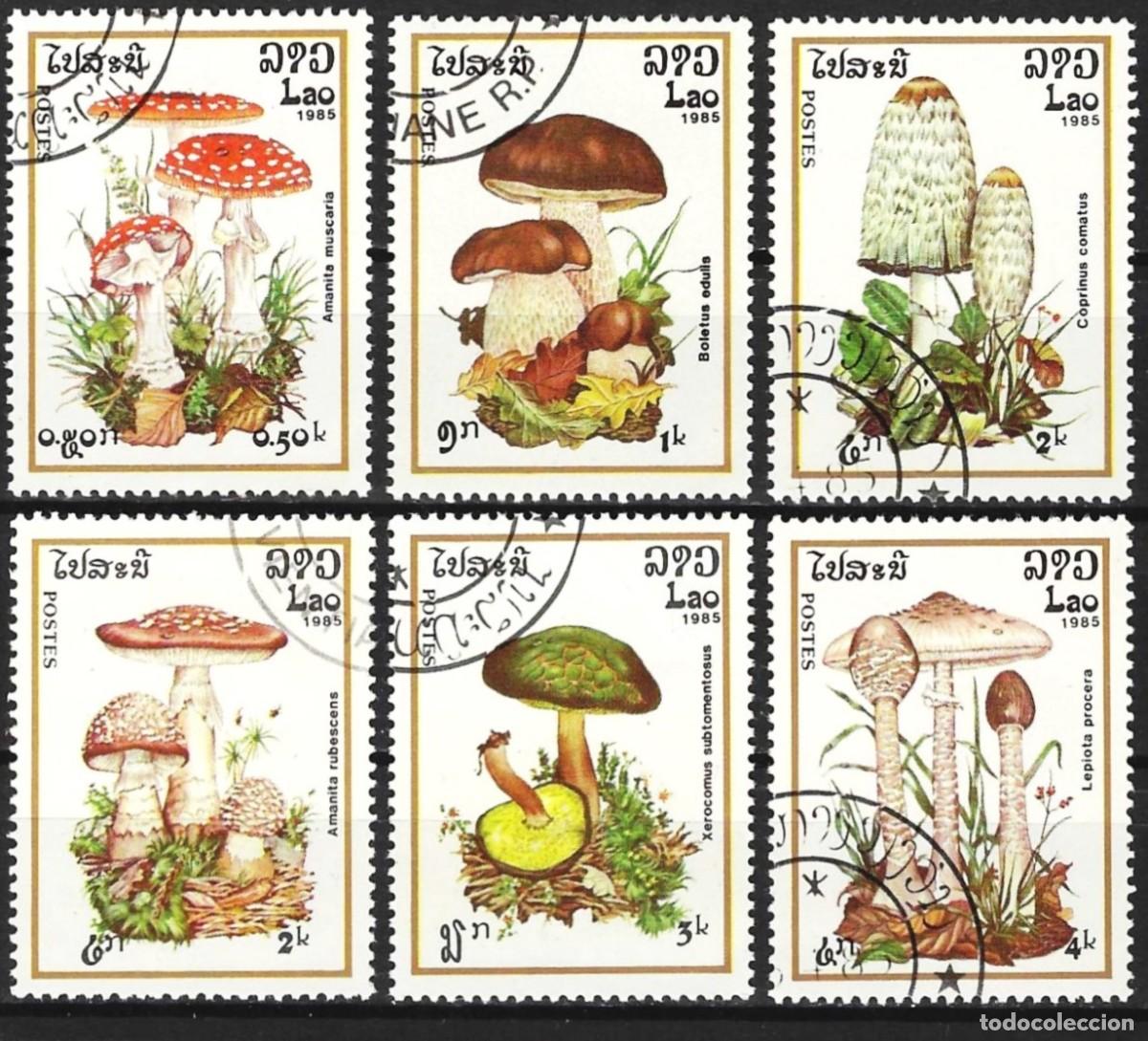 Sellos: Loas 1985 - Mi 828 a 833 - YT 633 a 638 - Setas