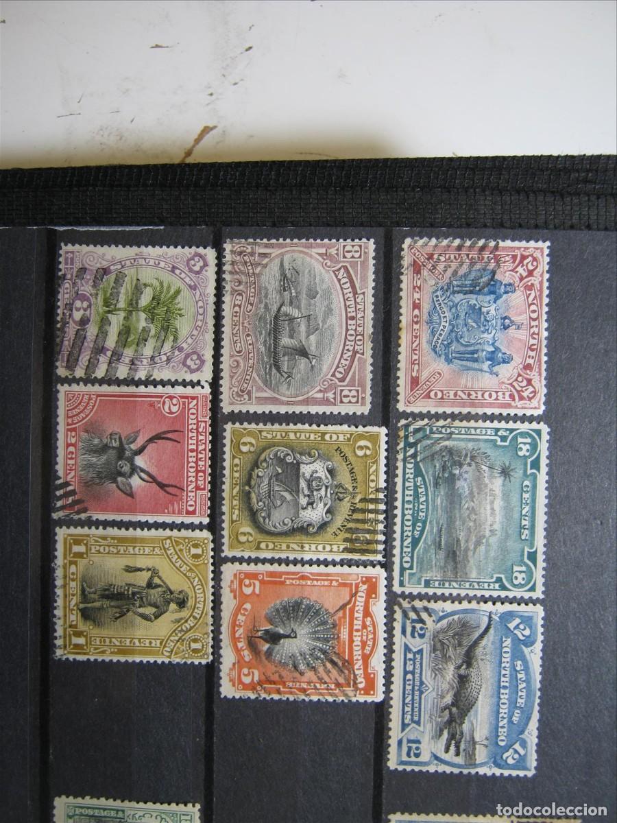 Sellos: BORNEO DEL NORTE 1894 SERIE YVERT 52/60 USADOS PERFECTOS LEER DESCRIPCI&Oacute;N.