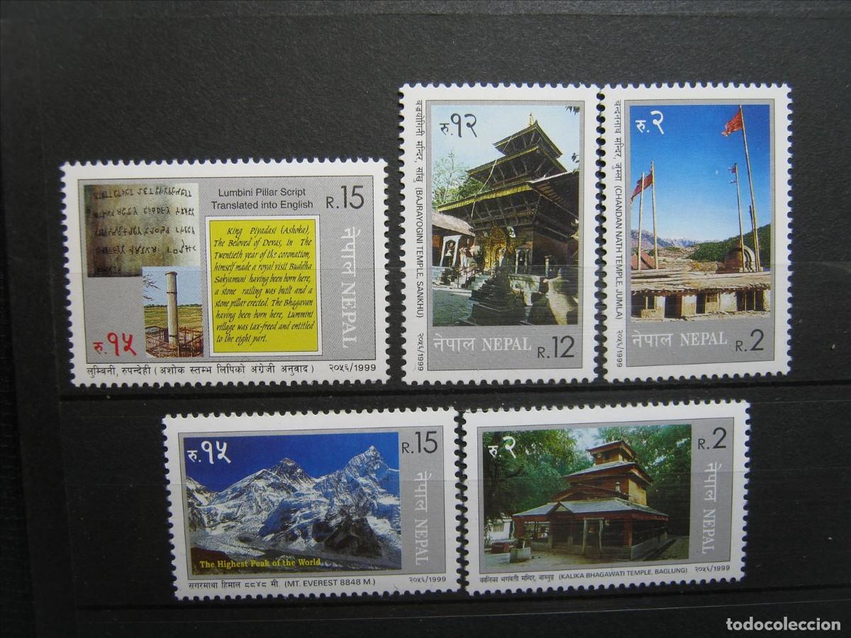 Sellos: NEPAL 1999 SERIE TURISMO MNH** SIN CHARNELA LUJO.