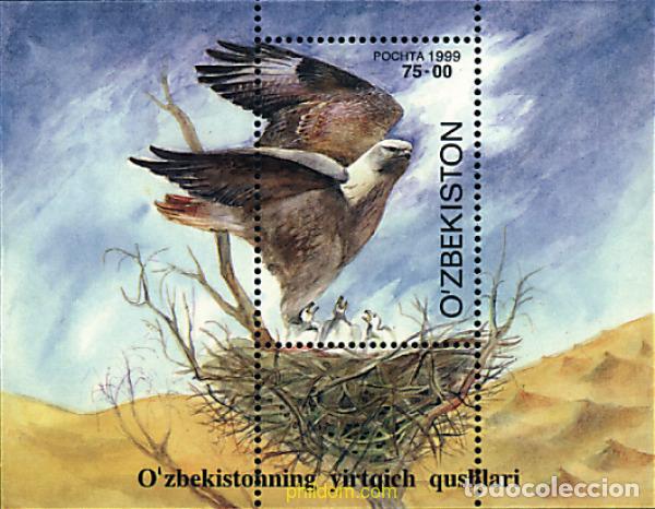 Sellos: 80412 MNH UZBEKISTAN 1999 AVES RAPACES