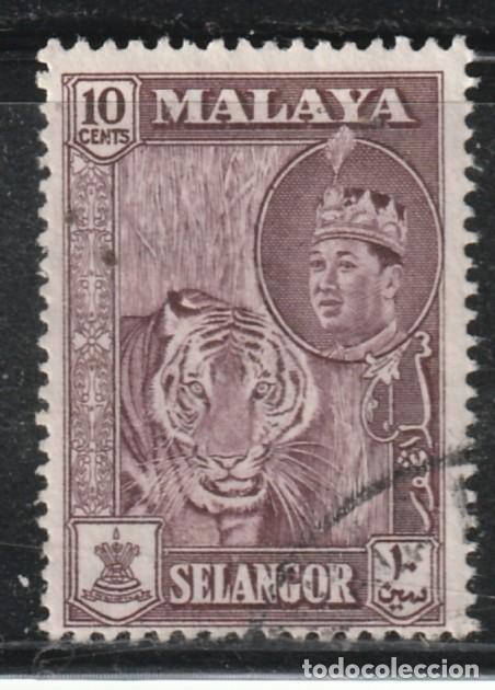 Sellos: SELANGOR - MALASIA // YVERT 84 // 1961-62 ... USADO