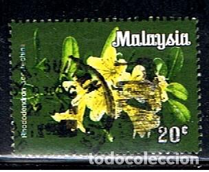 Sellos: MALASIA // YVERT 211 // 1979 ... USADO - FLOR