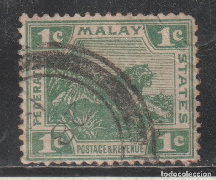 Sellos: MALAY - MALASIA // YVERT 39 // 1906-22 ... USADO