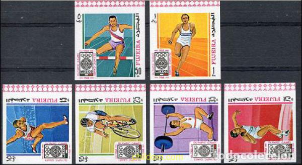 Sellos: 223822 MNH FUJEIRA 1968 19 JUEGOS OLIMPICOS VERANO MEXICO 1968