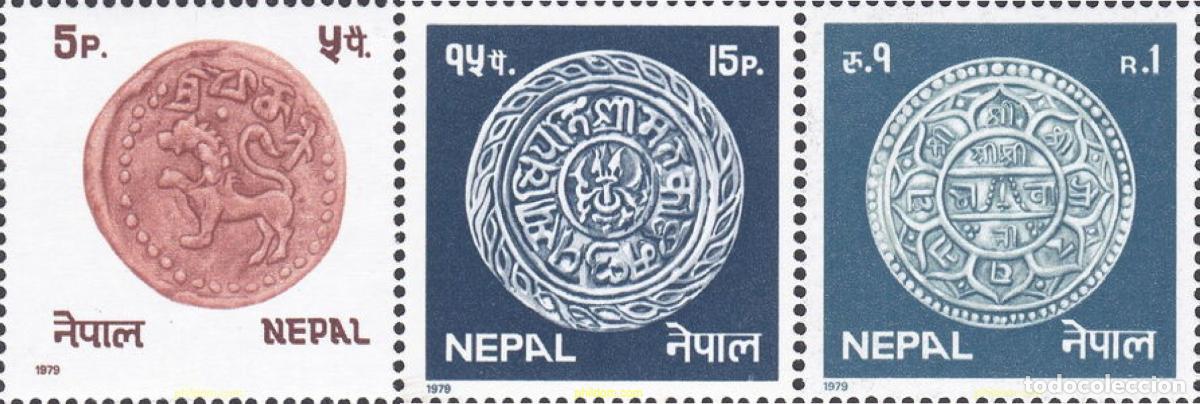 Sellos: 795351 MNH NEPAL 1979 MONEDA ANTIGUA