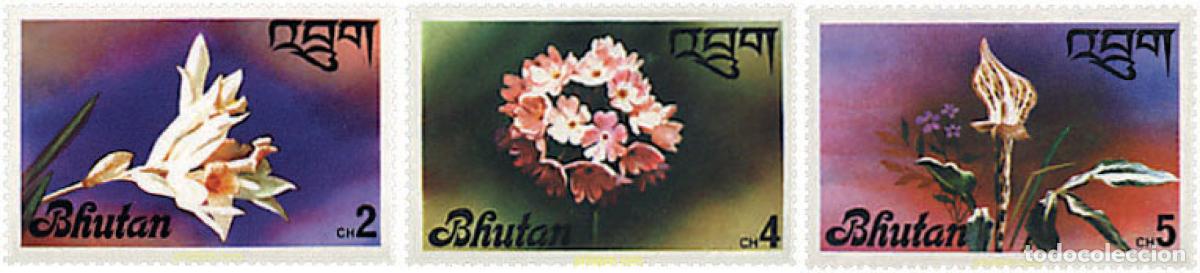 Sellos: 780437 MNH BHUTAN 1976 ORQUIDEAS
