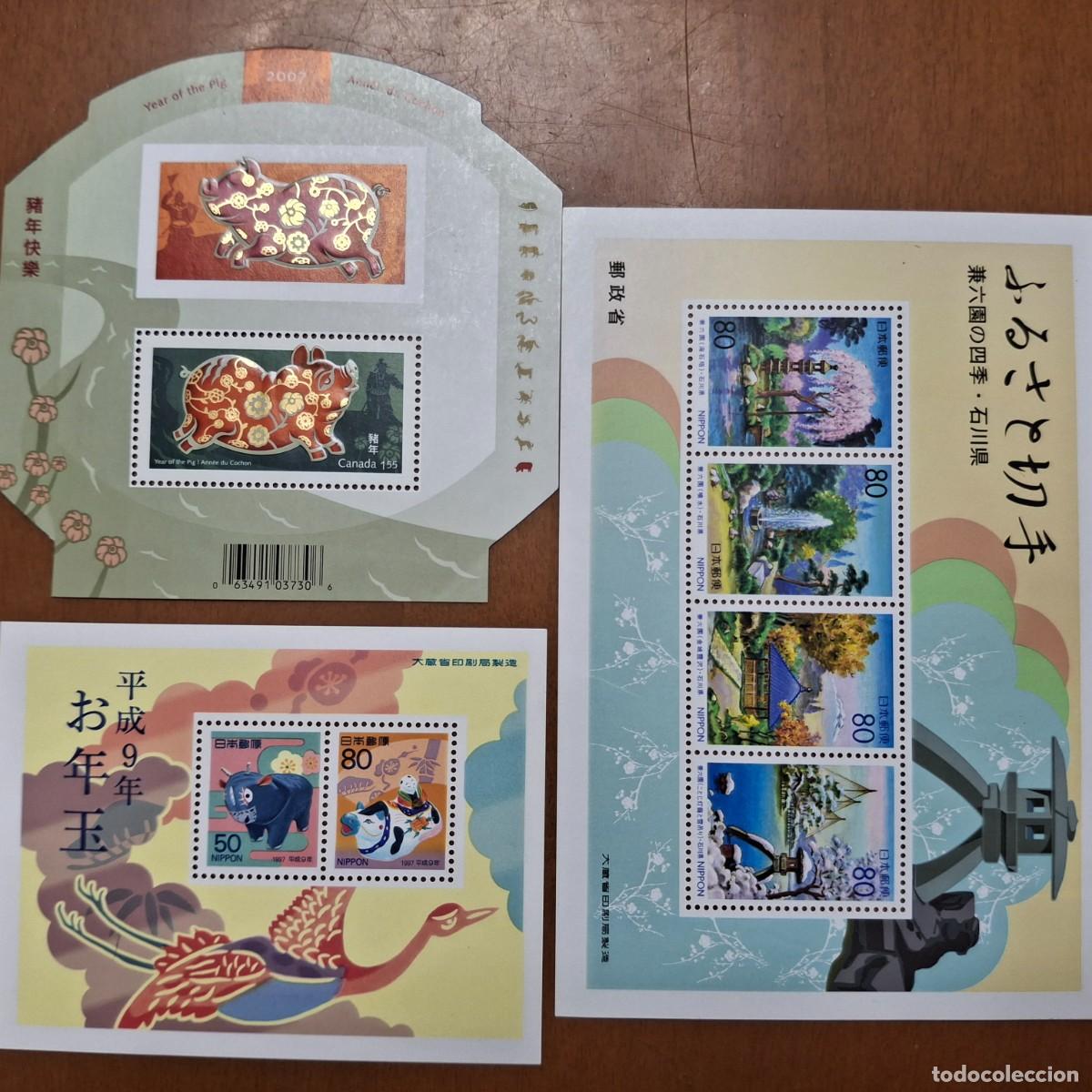 Stamps: HB267 HOJITAS BLOQUE de ASIA en NUEVO ideal para tematicas (leer descripcion)