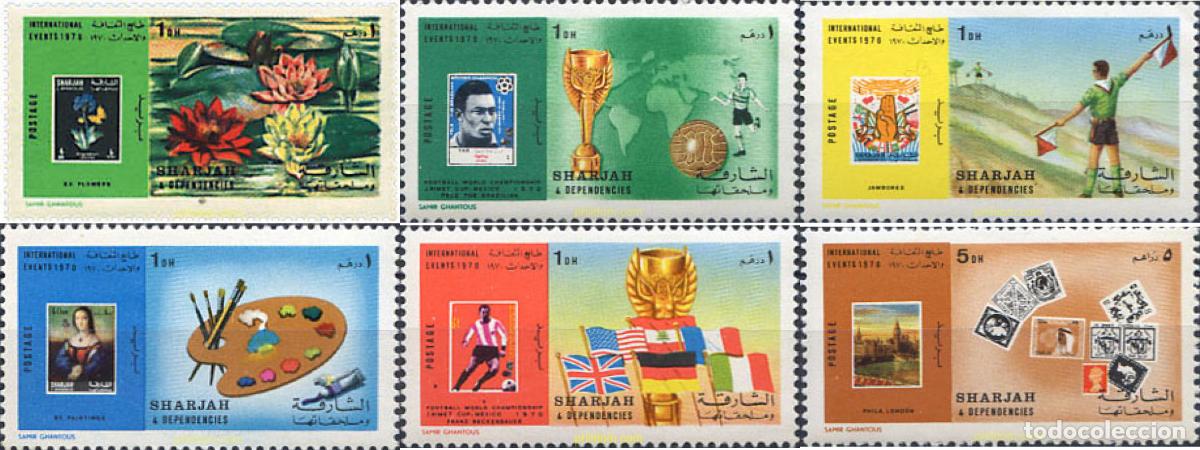 Sellos: 796316 MNH SHARJAH 1970 ACONTECIMIENTOS DE 1970