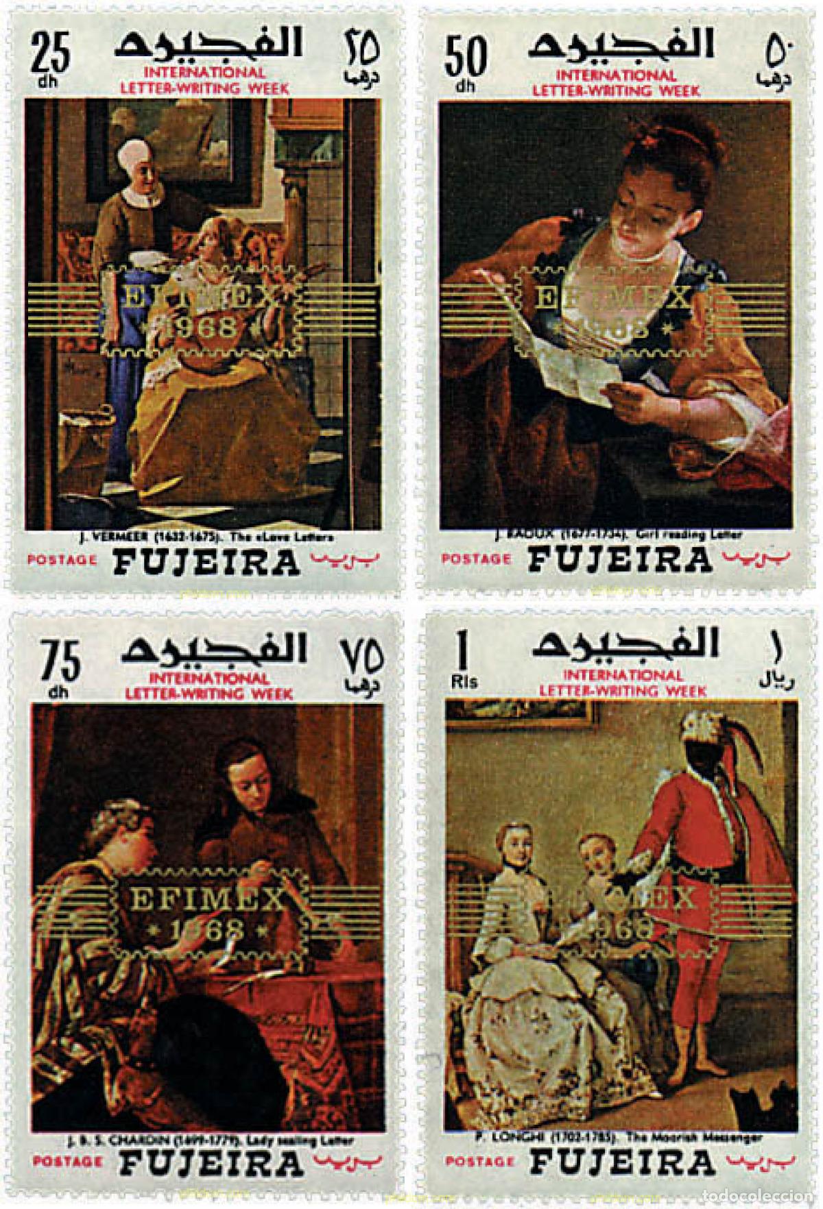 Sellos: 796315 MNH FUJEIRA 1968 EFIMEX 1968. EXPOSICION FILATELICA INTERNACIONAL