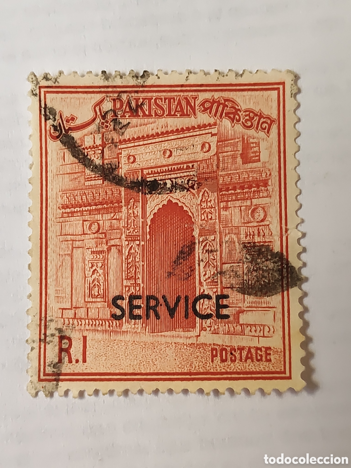 Sellos: Sello de Pakist&aacute;n puerta de la mezquita Chota Sona 1961