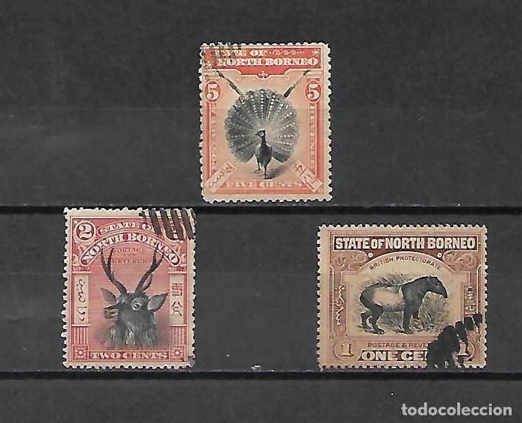 Sellos: Fauna de Borneo Norte. sellos a&ntilde;os 1894/1909