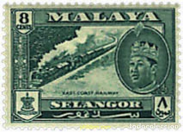 Sellos: 796511 MNH MALASIA. SELANGOR 1961 SERIE BASICA