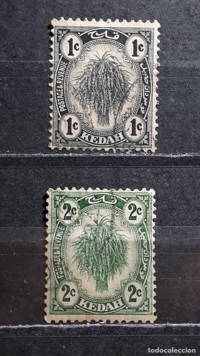 Timbres: MALASIA, KEDAH. A&Ntilde;O 1923. &deg;. YVERT 24/5