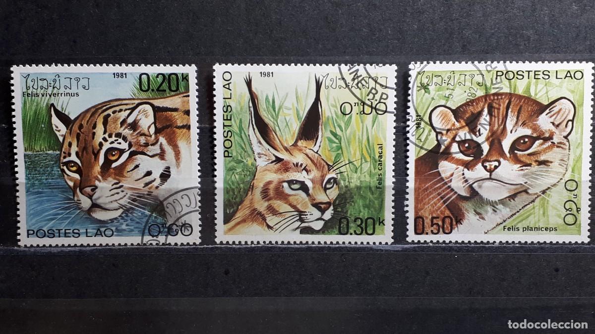 Francobolli: LAOS. A&Ntilde;O 1981. &deg;. YVERT 371/2, 374