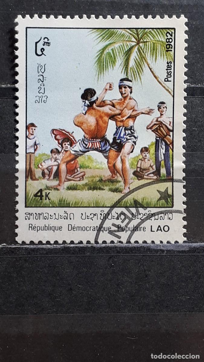 Sellos: LAOS. A&Ntilde;O 1982. &deg;. YVERT 386