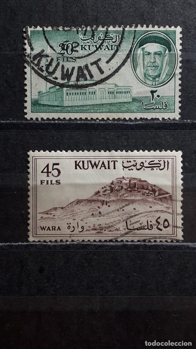 Selos: KUWAIT . A&Ntilde;O 1961. &deg;. YVERT 149, 154