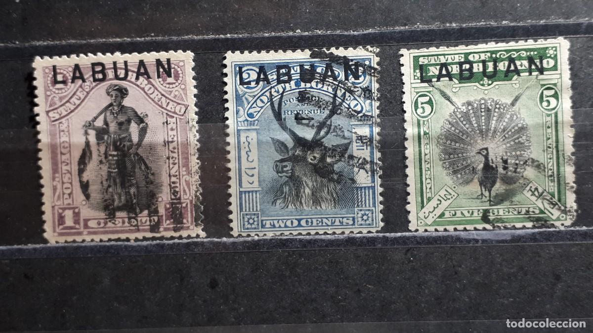 Briefmarken: LABUAN. A&Ntilde;O 1894. &deg;. YVERT 48/9, 51
