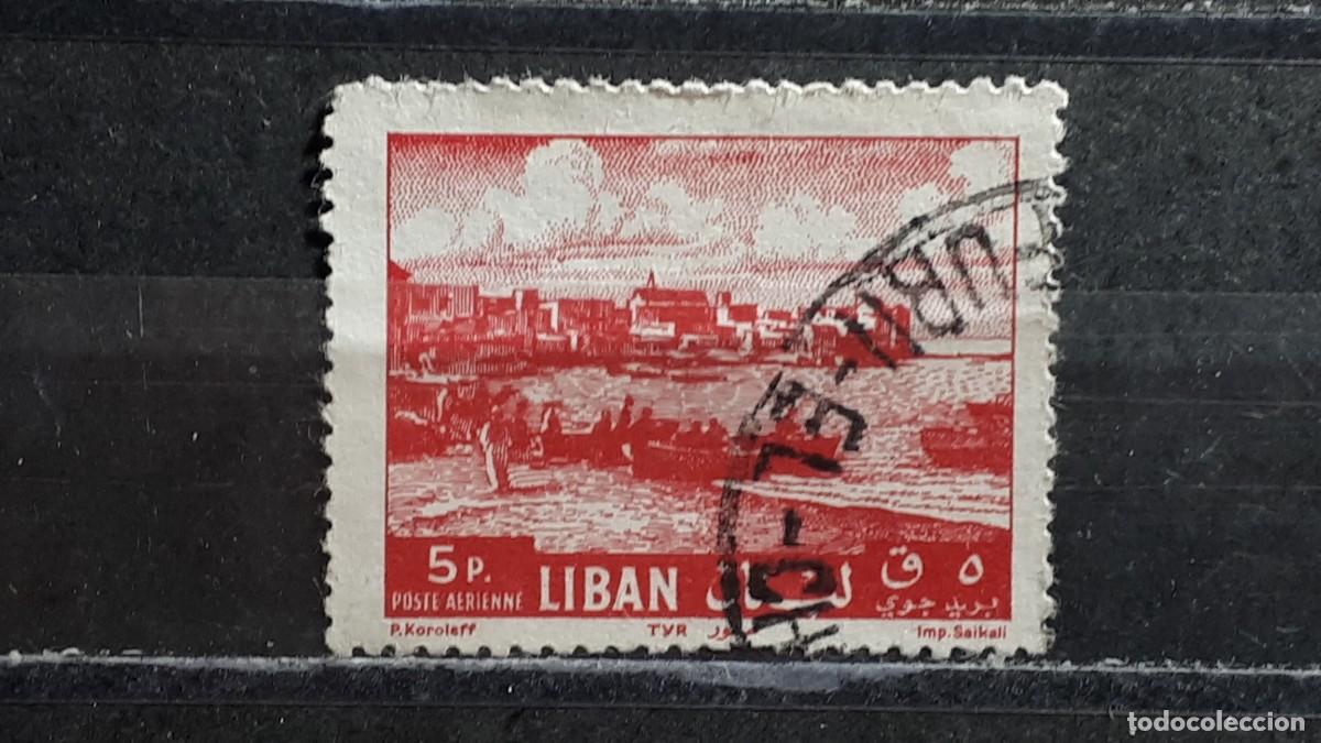 Sellos: L&Iacute;BANO . A&Ntilde;O 1962. &deg;. YVERT A&eacute;reo 248