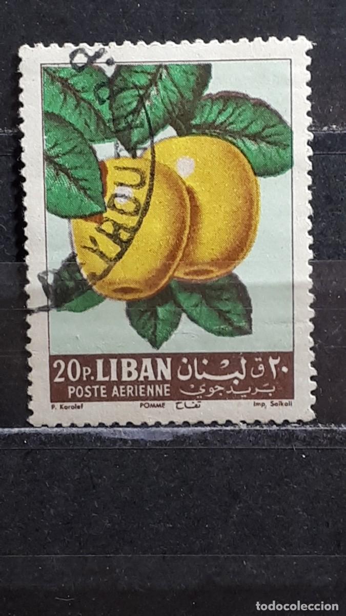 Sellos: L&Iacute;BANO . A&Ntilde;O 1962. &deg;. YVERT A&eacute;reo 269