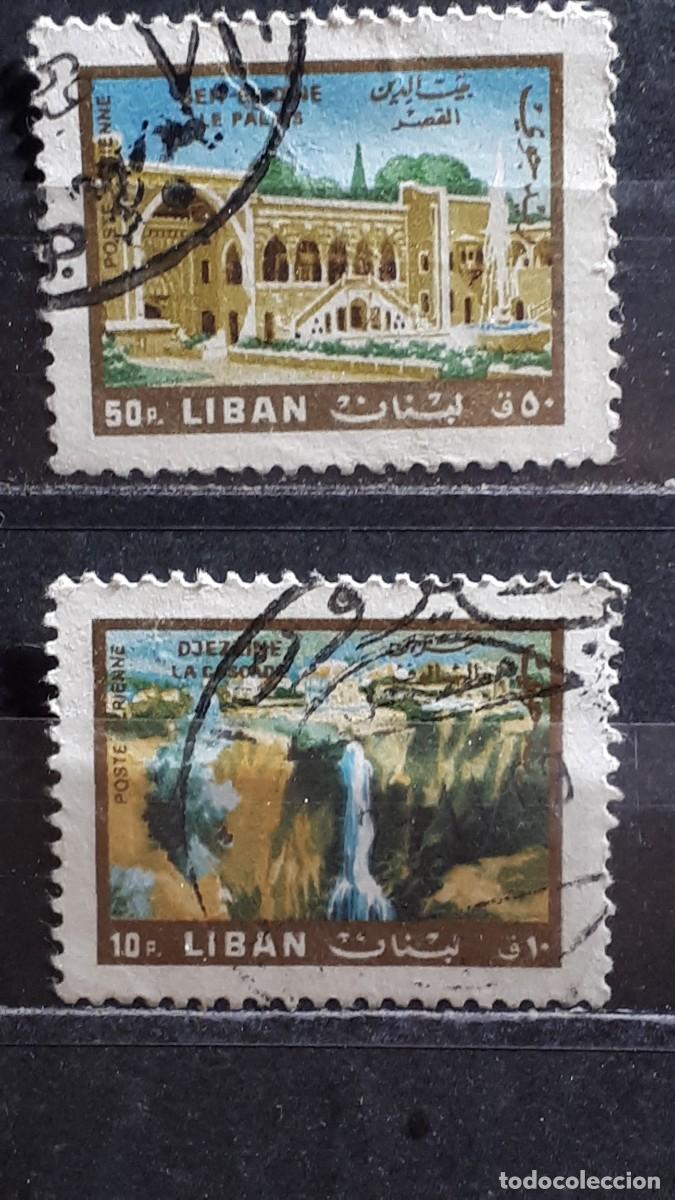 Sellos: L&Iacute;BANO . A&Ntilde;O 1966. &deg;. YVERT 390, 394