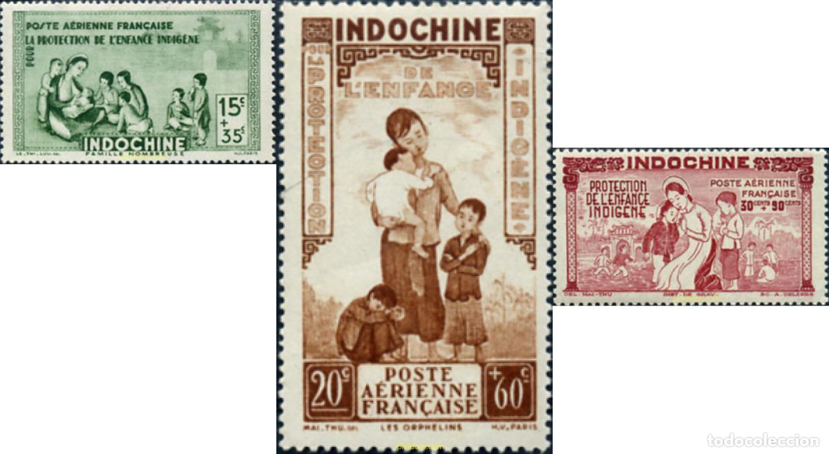 Sellos: 344602 MNH INDOCHINA 1942 PROTECCION A LA INFANCIA