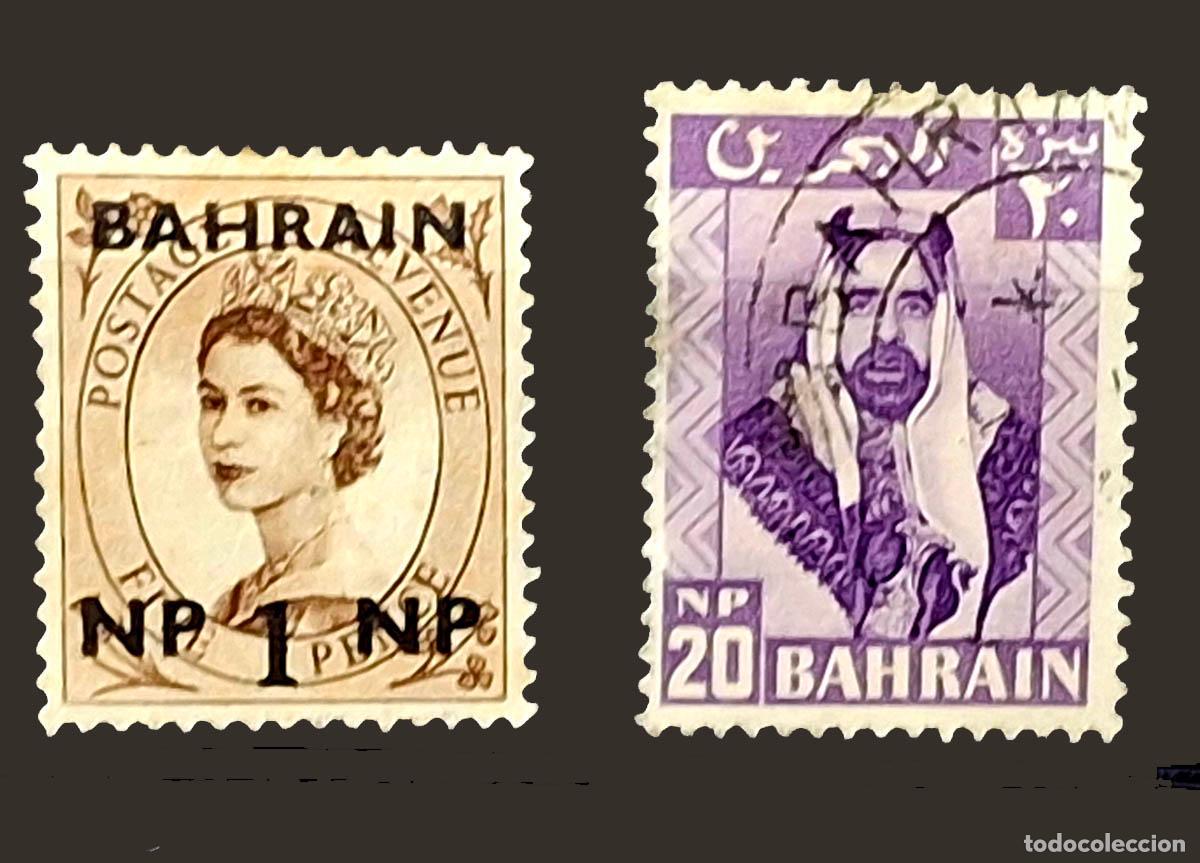 Sellos: 2 sellos de Bahrain