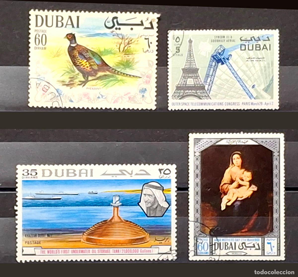 Sellos: 4 sellos de Dubai - Foto 1