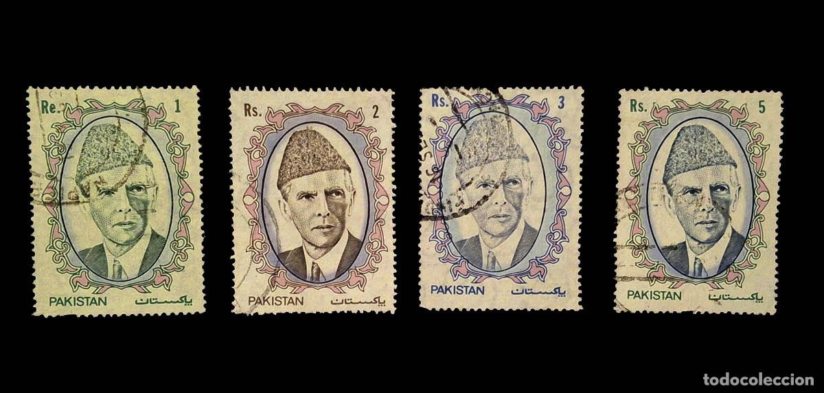 Sellos: 1989, 4 sellos de Pakist&aacute;n