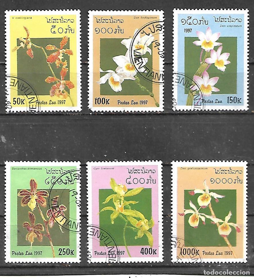 Sellos: 1997: LAOS Serie &rdquo;Orquideas&rdquo; (CTO)
