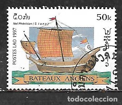 Sellos: 1997: LAOS Historia de la navegaci&oacute;n - Fenicia (CTO)