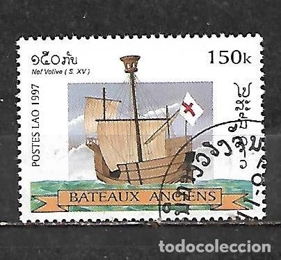 Sellos: 1997: LAOS Historia de la navegaci&oacute;n - Siglo XV (CTO)