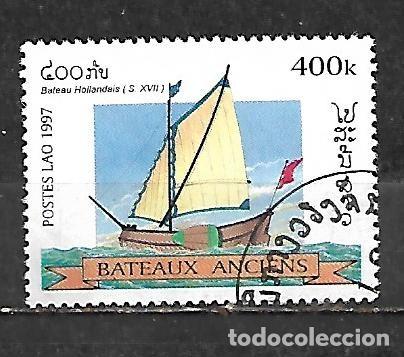 Sellos: 1997: LAOS Historia de la navegaci&oacute;n - Holand&eacute;s del siglo XVII (CTO)