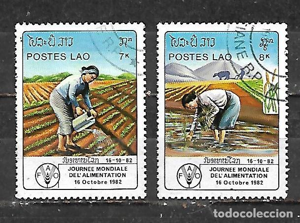 Sellos: 1982: LAOS Serie &rdquo;D&iacute;a mundial de la alimentaci&oacute;n&rdquo; (CTO)