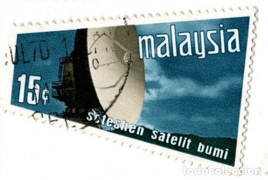 Sellos: Malasia. Estaci&oacute;n Terrestre. 1970. YT-63. Usado