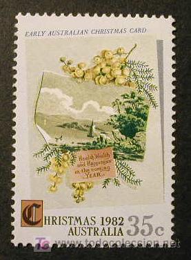 Sellos: AUSTRALIA 1982 NAVIDAD 1 SELLO - Foto 1