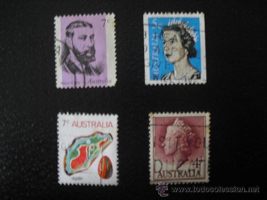 Sellos: 4 sellos de Australia - Foto 1