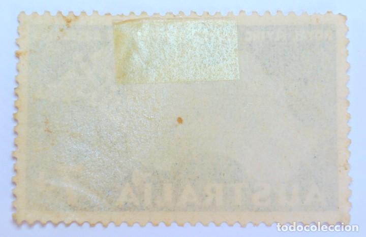 Sellos: Sello postal AUSTRALIA 1957, 7 d. , SERVICIO DE VUELO MÉDICO REAL, CONMEMORATIVO, Usado - Foto 2 - 153277002
